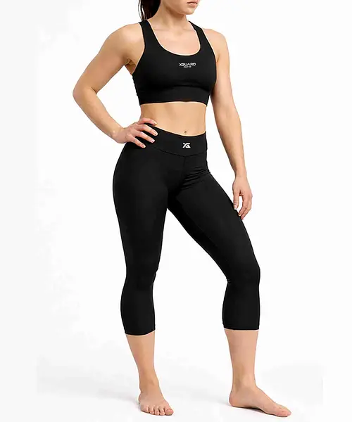 3/4 Compression Pants Set & Sports Bra Set