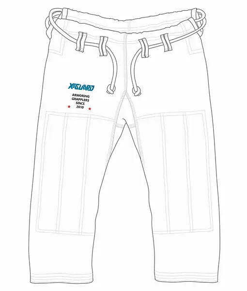 Rip Stop Pants (White)