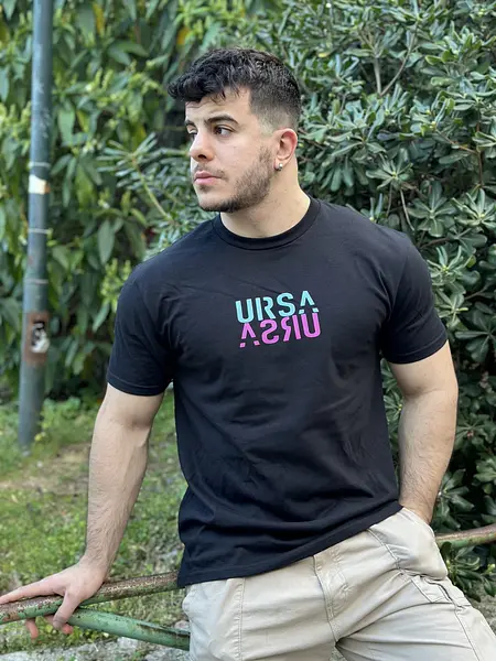 T-shirt  Ursa purple and light blue