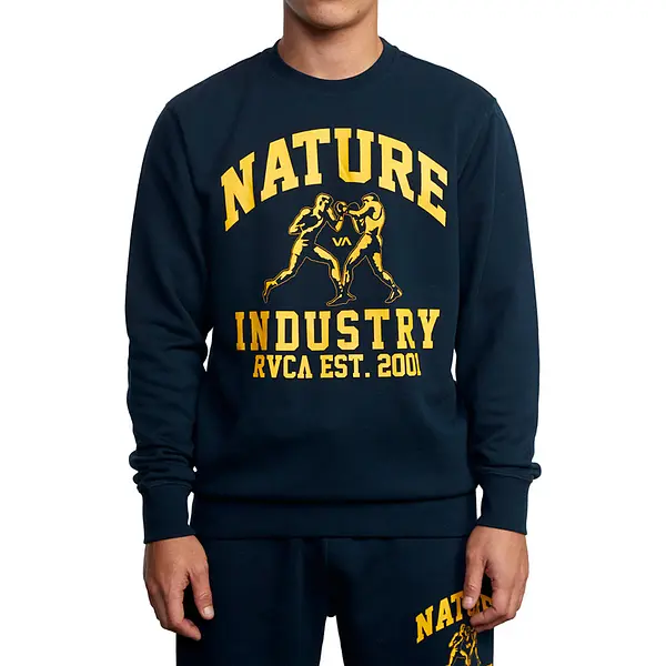 RVCA Crewneck Heavy Weight navy