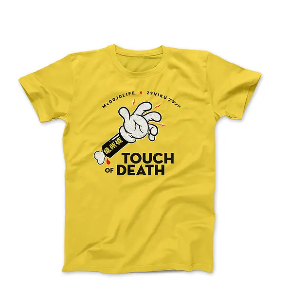 29NIKU x McDojoLife T-shirt Touch Of Death yellow