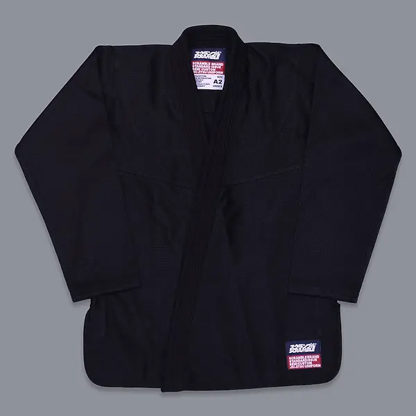 Scramble BJJ Gi Standard Issue Semi Custom V3 black