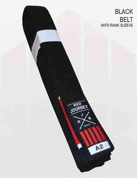 Belt – Black w/ Rank Sleeve