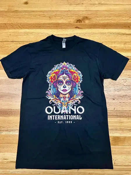 Dia de Los Muertos Female printed T-shirts