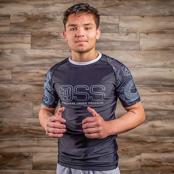 OSS Dragon Rash Guard (Black)
