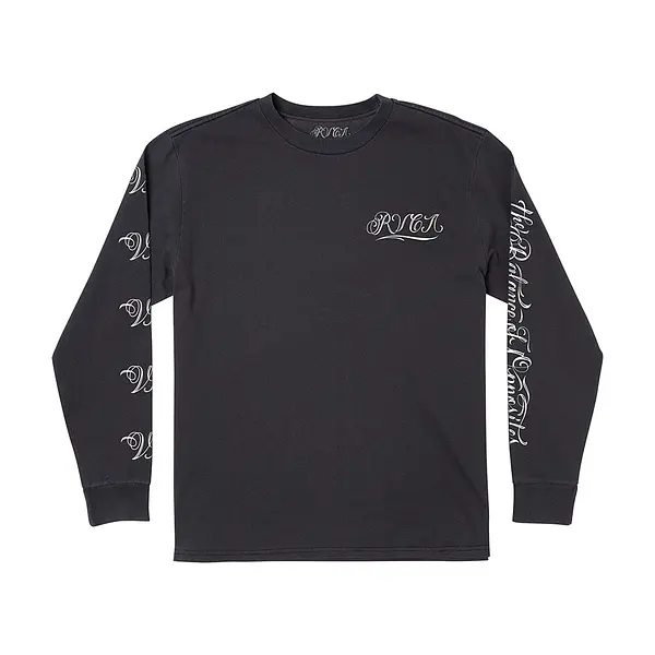 RVCA Long Sleeve T-shirt Mister Cartoon Laugh Now
