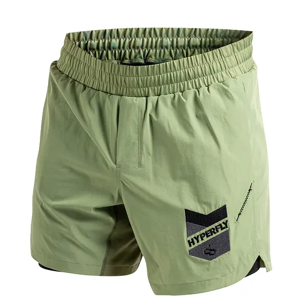 Hyperfly Combat Shorts Icon 4 olive