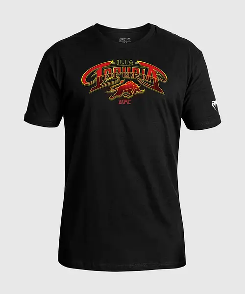 UFC Unrivaled by Venum Men's Black Ilia Topuria T-Shirt