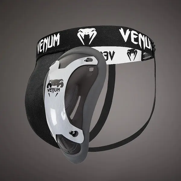 Venum Competitor Groin Guard & Support - Silver Series