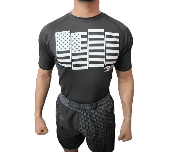 OTM Tactical Divison Block Flag Rashguard