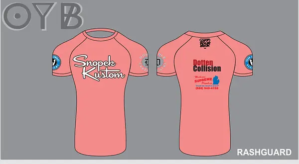 Custom Rashguard XS Short Sleeve