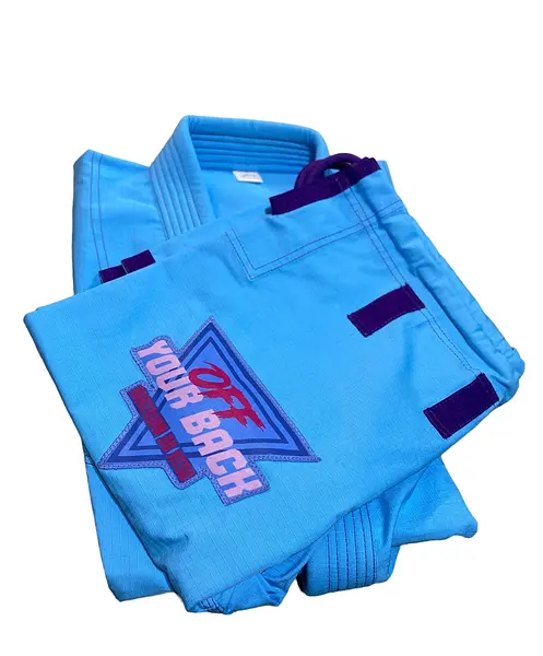 Retro Ripstop Cerulean Blue Gi