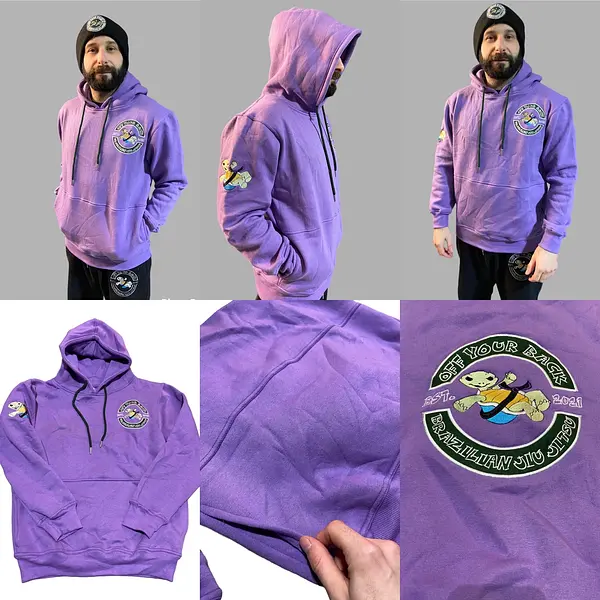 Turtle Series Modern Cut Hoodie - Periwinkle