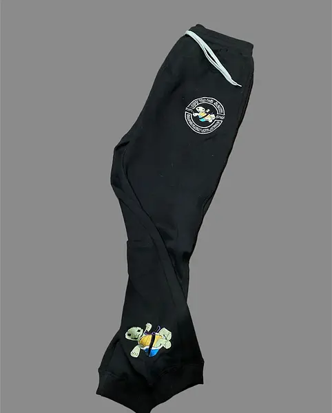 Turtle Series Black Joggers
