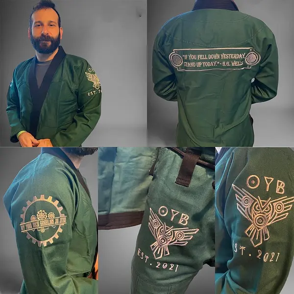 SteamPunk Emerald Green Gi