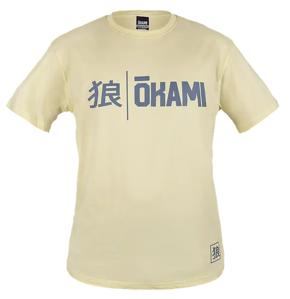 OKAMI T-Shirt Kanji Chardonay