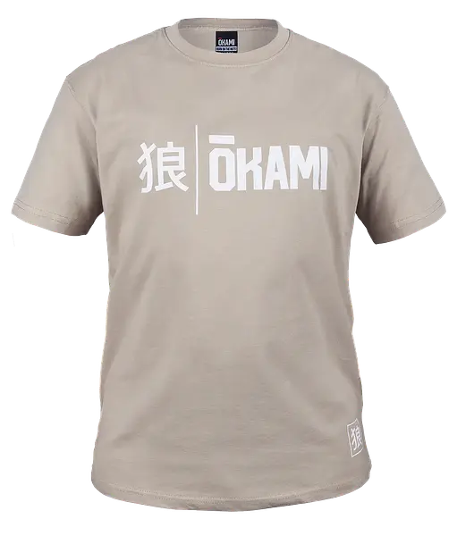 OKAMI T-Shirt Kanji Sand