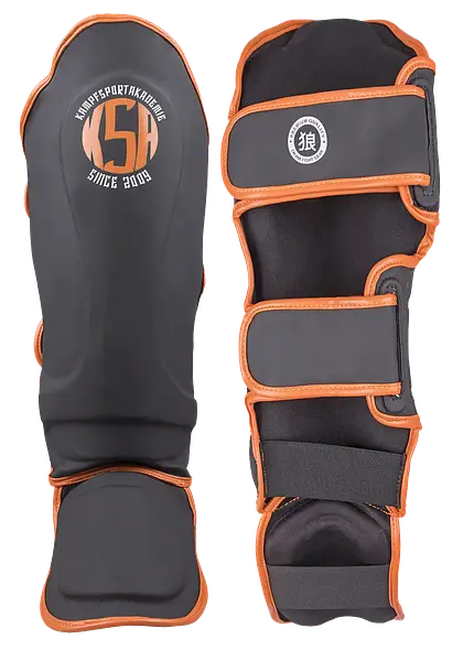OKAMI FIGHTGEAR Your Team Shin Guards Competitor V2-PU