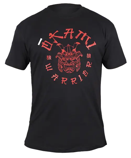 OKAMI T-Shirt Warrior black