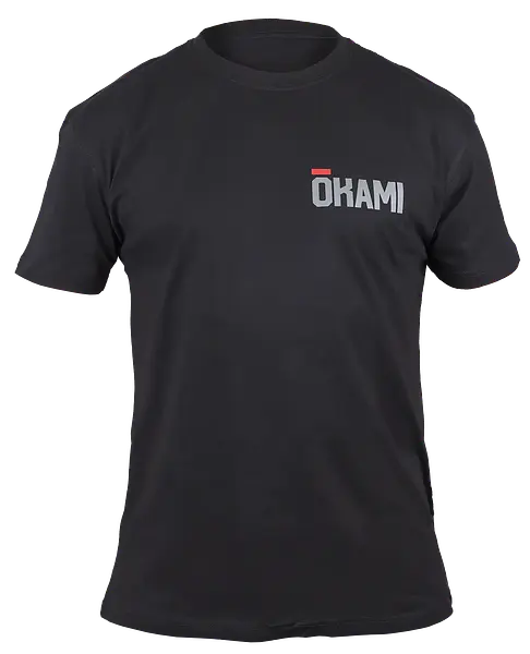 OKAMI T-Shirt Practice black