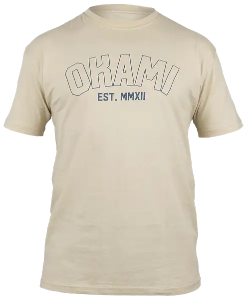 OKAMI T-Shirt College beige