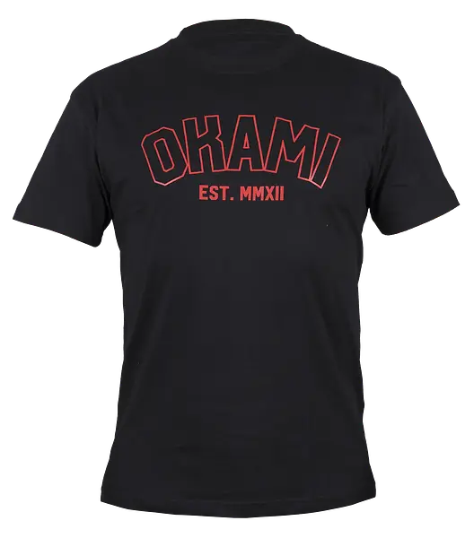 OKAMI T-Shirt College black