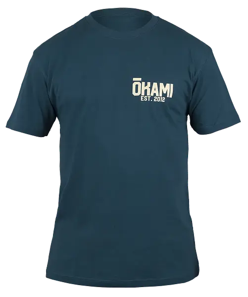OKAMI T-Shirt EST 2012 petrol