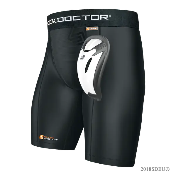 Shock Doctor Tiefschutz Compression Shorts + BioFlex Cup