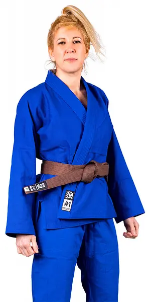 OKAMI Ladies BJJ Gi Set Spirit – blau