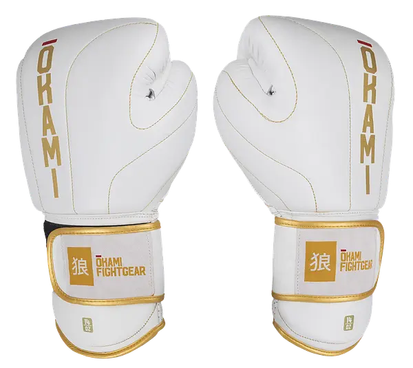 OKAMI FIGHTGEAR Boxing Glove Air Tec White