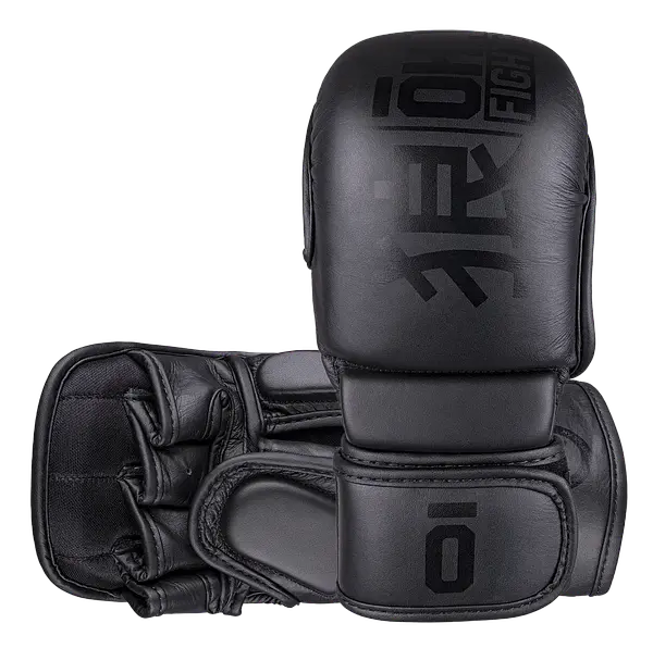 OKAMI FIGHTGEAR MMA Sparring Gloves V2 Black/Black