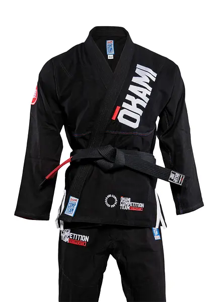 OKAMI BJJ Gi Competition Team Gi schwarz