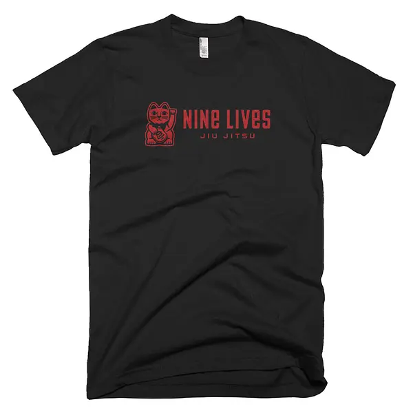 Nine Lives Type Tee - Black