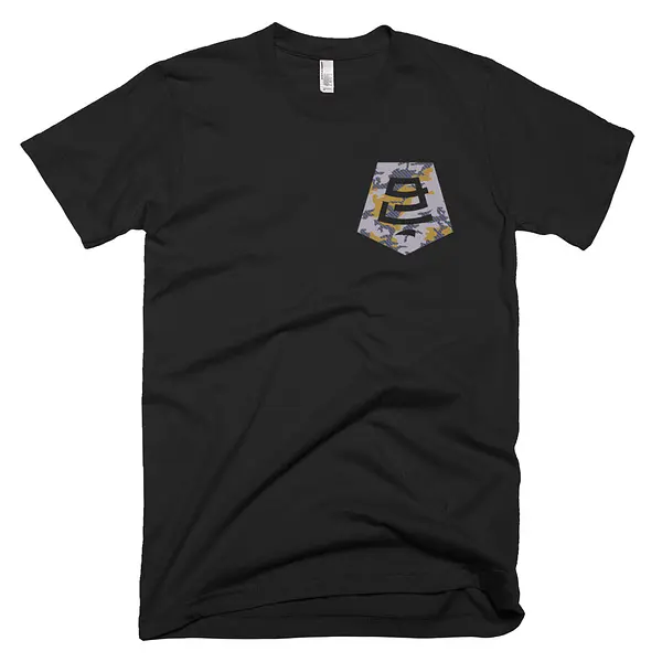 Badge Camo Tee - Black