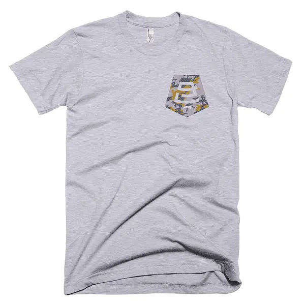 Badge Camo Tee - Grey