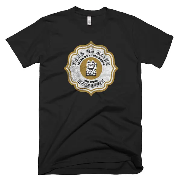 Dead or Alive Jiu Jitsu Tee - Black
