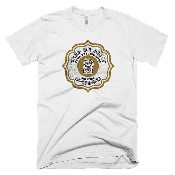 Dead or Alive Jiu Jitsu Tee - White