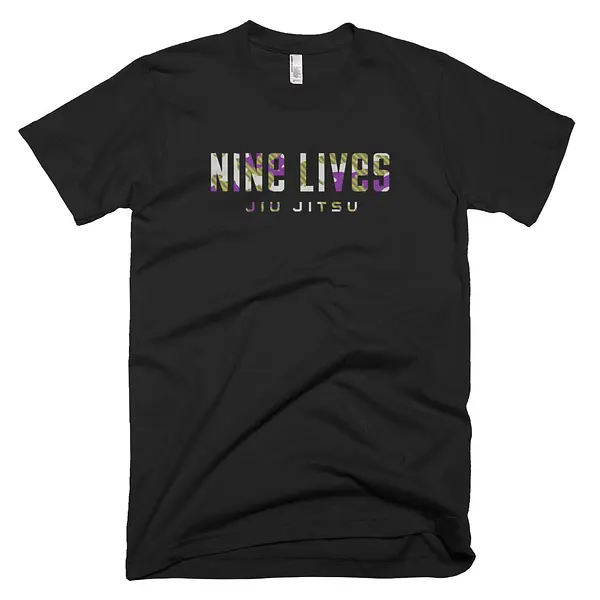 Purp Camo Tee - Black