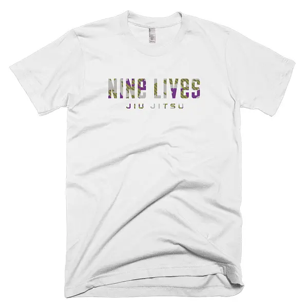 Purp Camo Tee - White