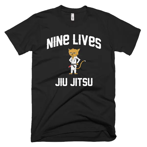 Professor Puss Tee Black