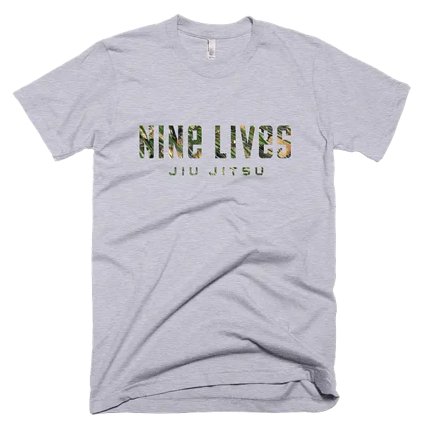 Log Pine Camo Tee - Heather Grey