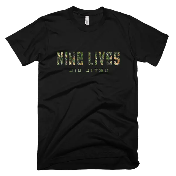 Log Pine Camo Tee - Black