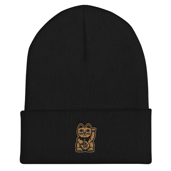 Old Gold Cat Beanie