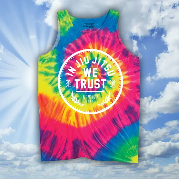 Trust Tank Top Tie Dye