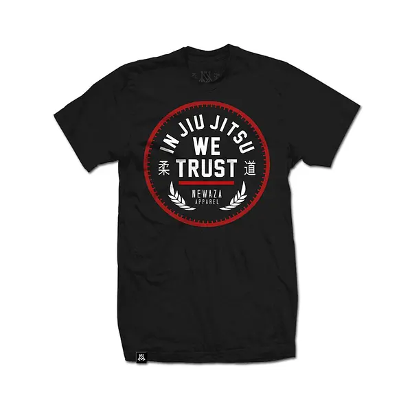 Trust Tee - Red/White on Black