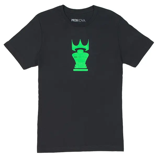MOSKOVA CROWN TEE - BLACK