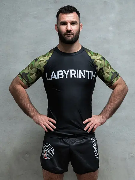 Camo Rashguard (Short Sleeve) — LABYRINTH Co.