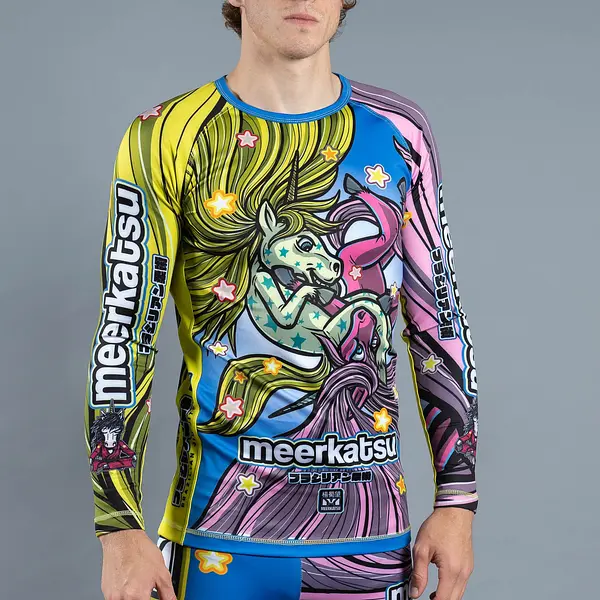 Meerkatsu Armbar Unicorns Rashguard