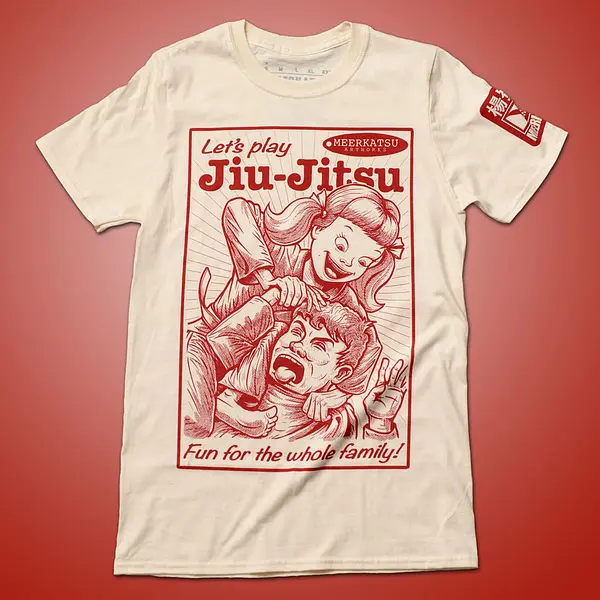 Meerkatsu Let’s Play Jiu Jitsu Tee