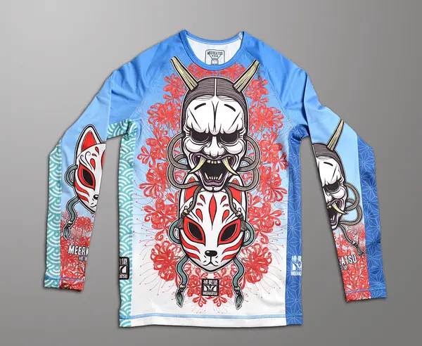 Meerkatsu Demon Mask Rashguard Ladies Cut
